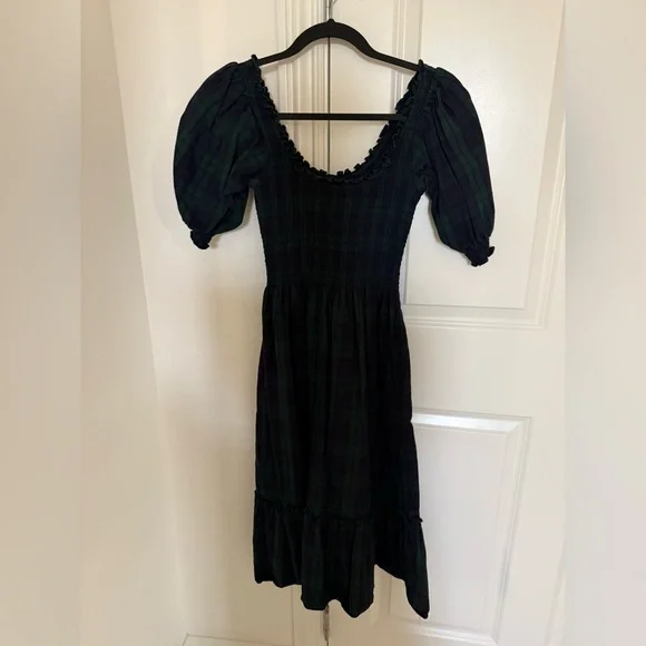 Hill House Blackwatch Tartan Nap Dress - Picture 2 of 2